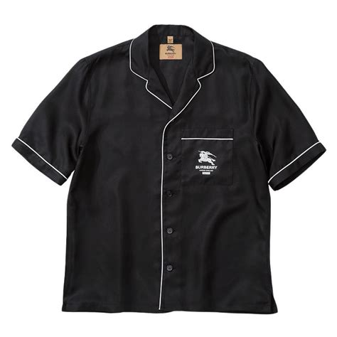 supreme burberry silk shirt